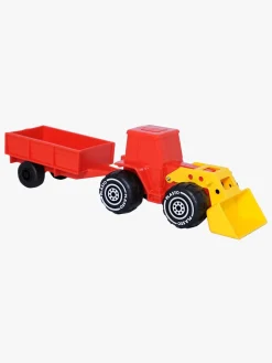 Plasto Traktor m. Frontlæsser & Anhængervogn
