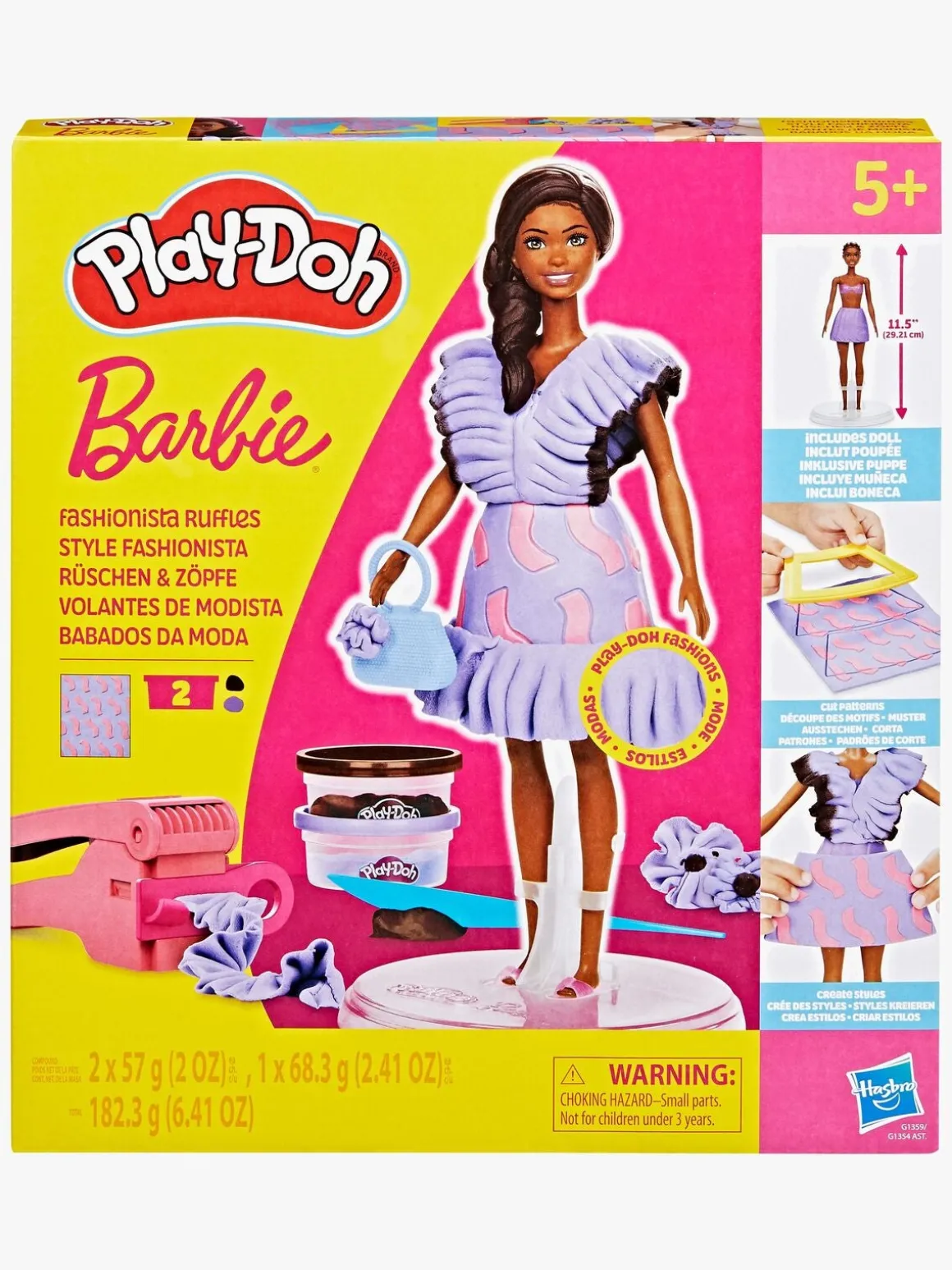 Play-Doh Barbie Fashionista Modellervoks med Dukke Flæser