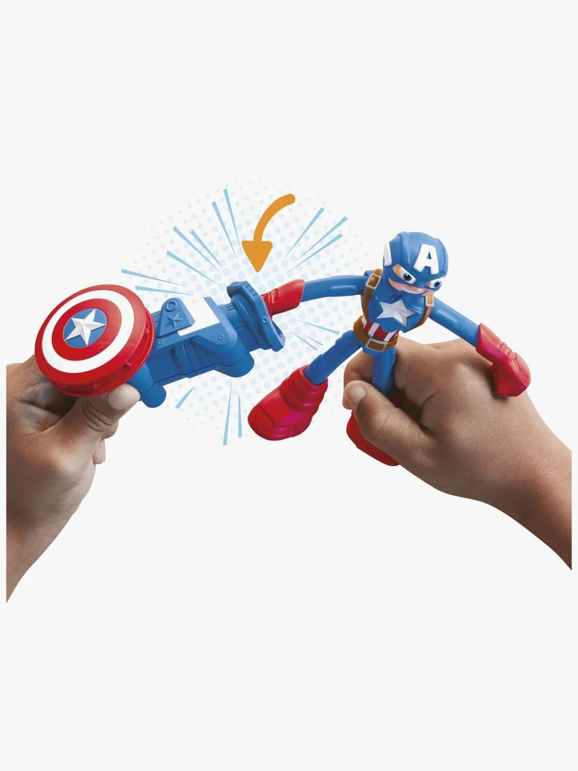Play-Doh Captain America Stamping Shield Legesæt