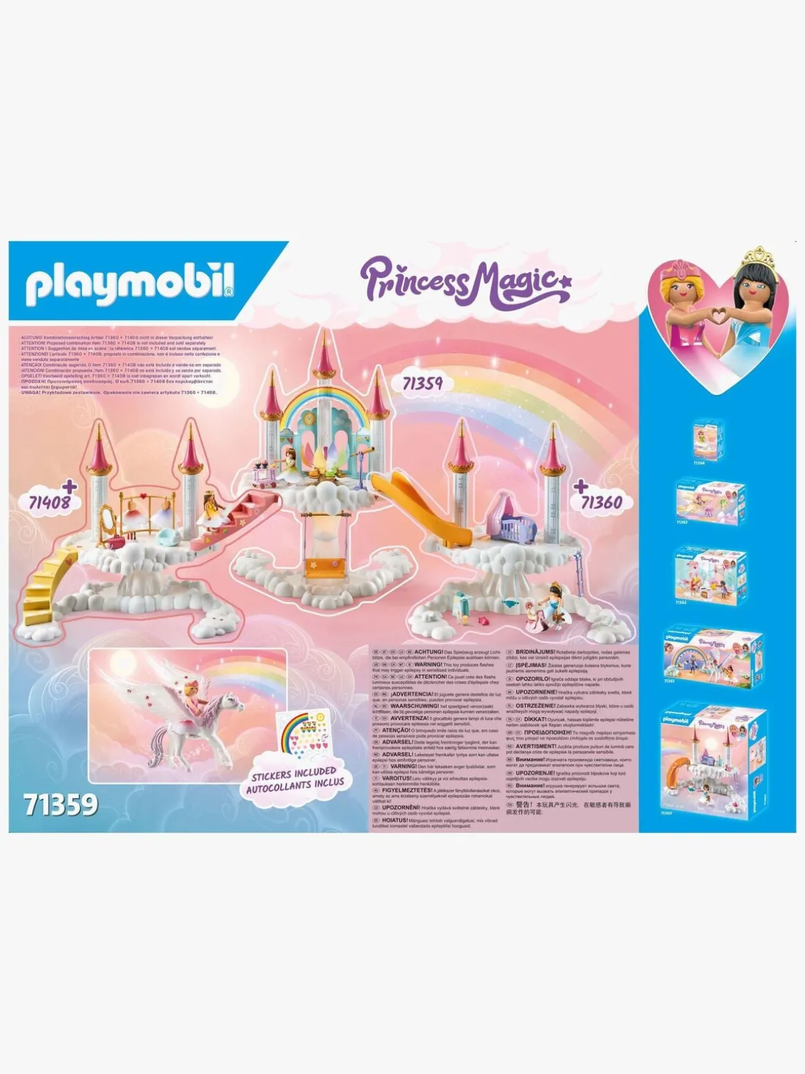 Playmobil 71359 Princess Magic Byggesæt Himmelsk Regnbueslot