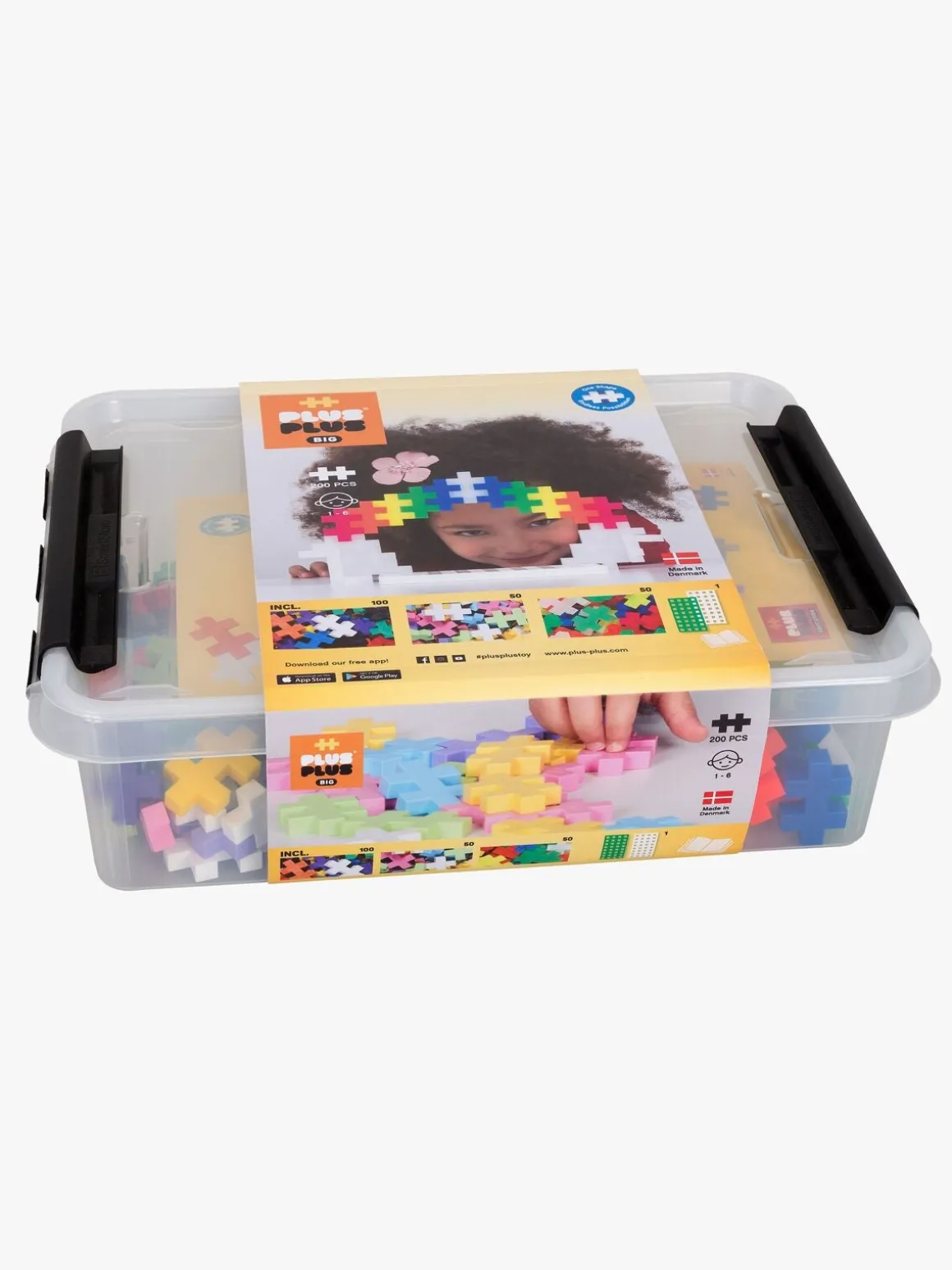 Plus-Plus BIG Storage Box Mix 200 Dele