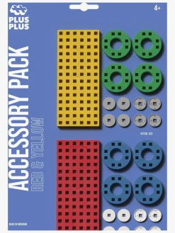 Plus-Plus Red and Yellow Tilbehørspakke 30 Dele