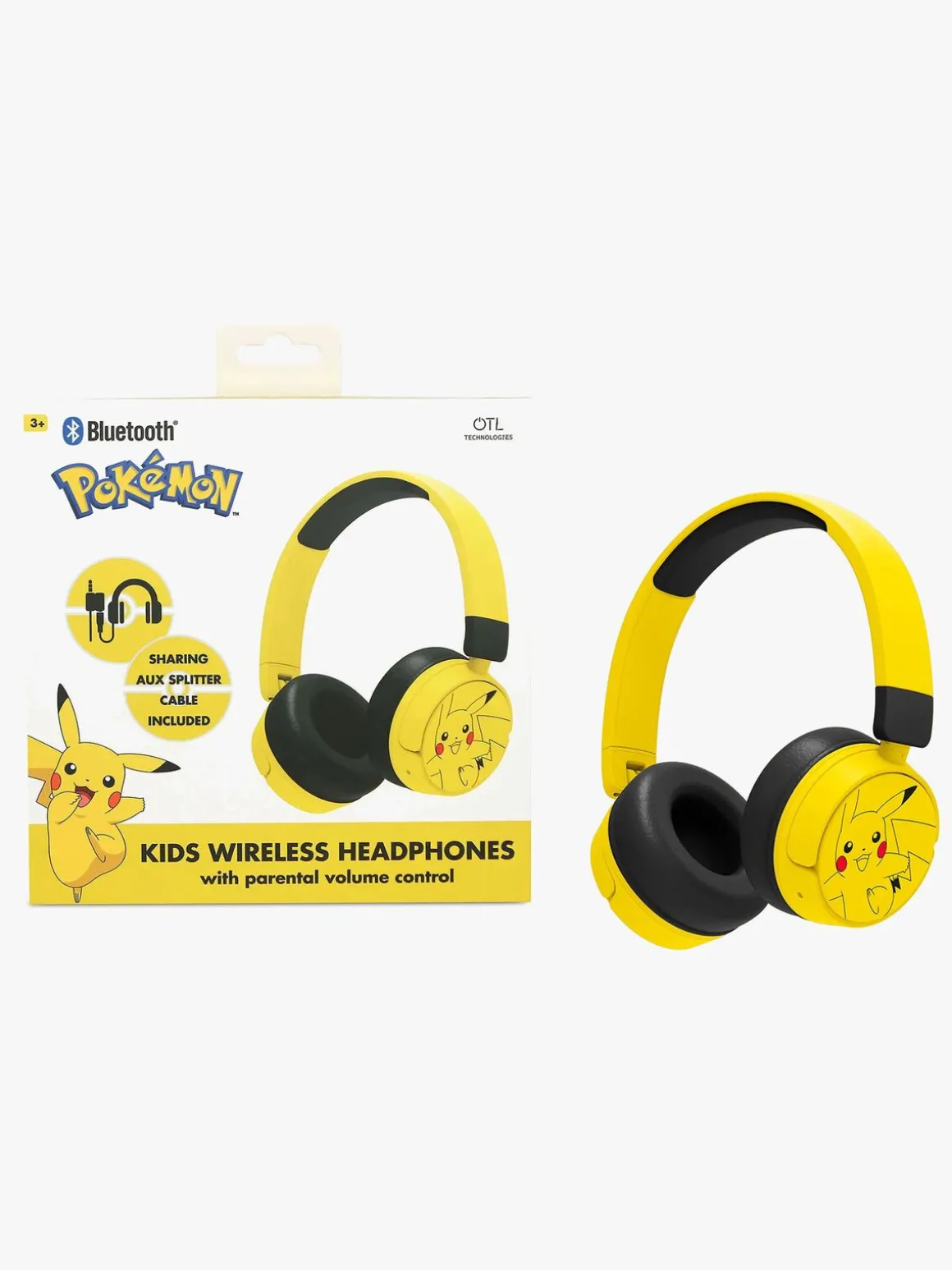 Pokémon Høretelefoner Trådløse 85dB-95dB Sharing AUX