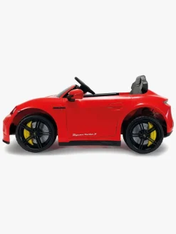 Porsche Taycan Elbil 12V, Rød