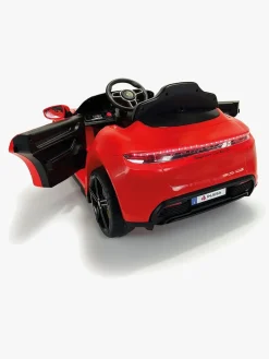 Porsche Taycan Elbil 12V, Rød