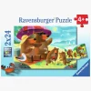Ravensburger Bjørnefamilien Puslespil 2x24 Brikker