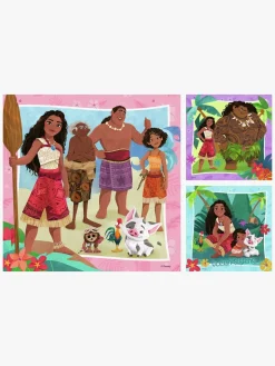 Ravensburger Disney Vaiana 2 Puslespil 3x49 Brikker