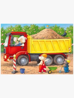 Ravensburger My First Puzzles Puslespil Dyr På Byggepladser 4-i-1