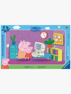 Ravensburger Puslespil Gurli Gris Foran Computeren, 15 Brikker