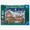 Ravensburger Puslespil Jul Hjemme, 100 Brikker