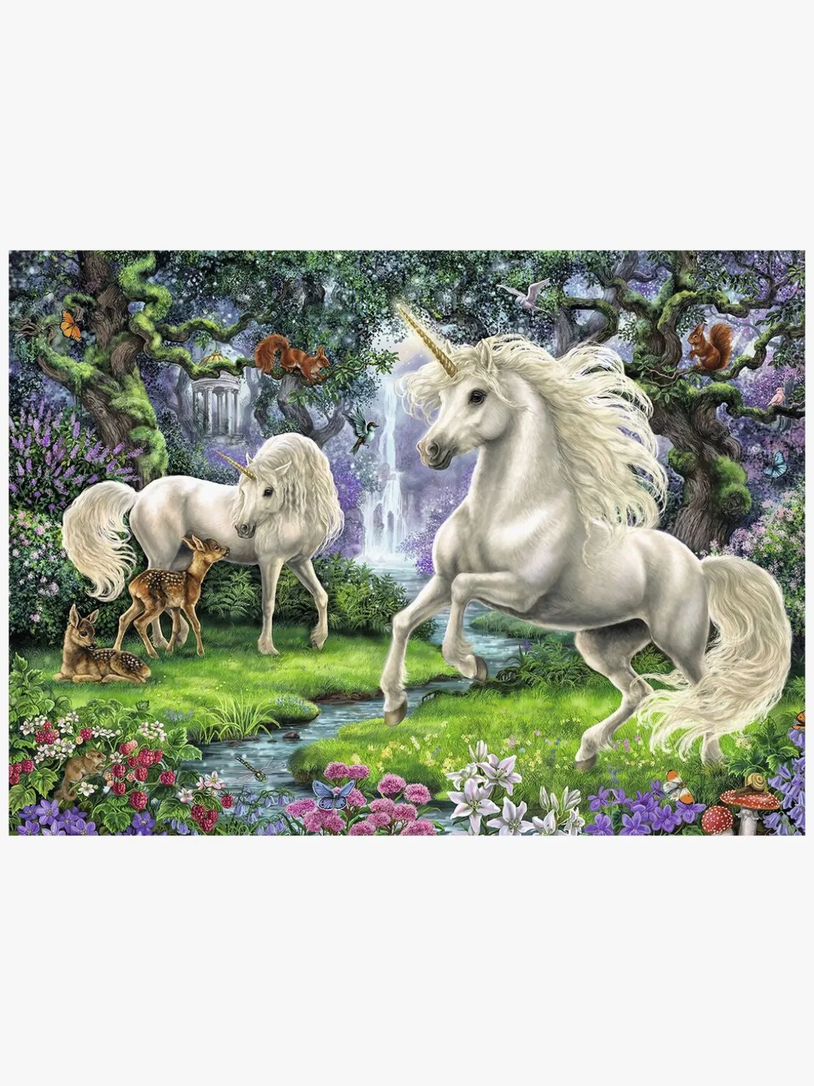 Ravensburger Puslespil Mystiske Enhjørninger 200 Brikker