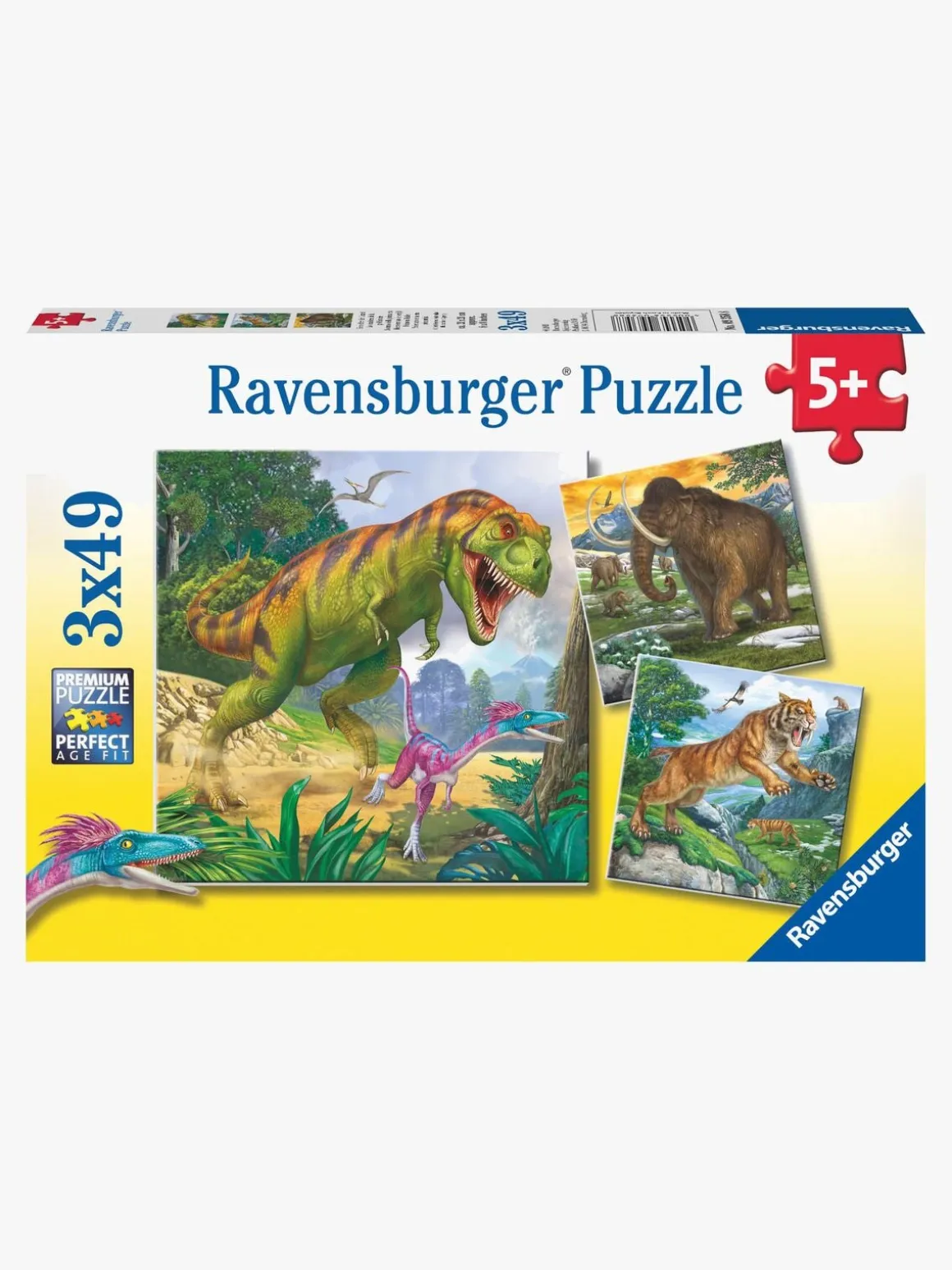 Ravensburger Puslespil Oldtidsherskere 3x49 Brikker