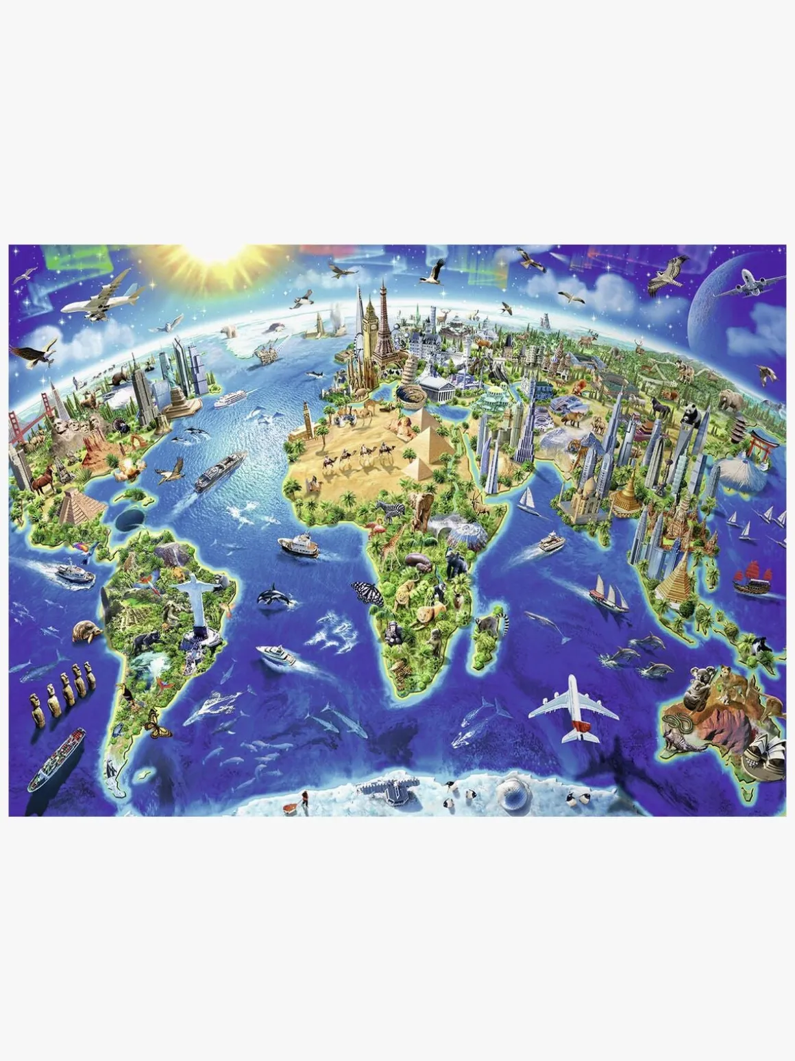 Ravensburger Puslespil Verdens Landmærker 200 Brikker