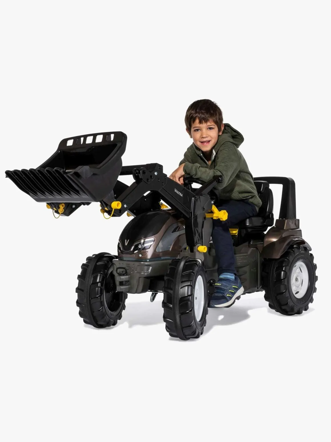 Rolly Toys Farmtrac VALTRA Pedaltraktor, Sort