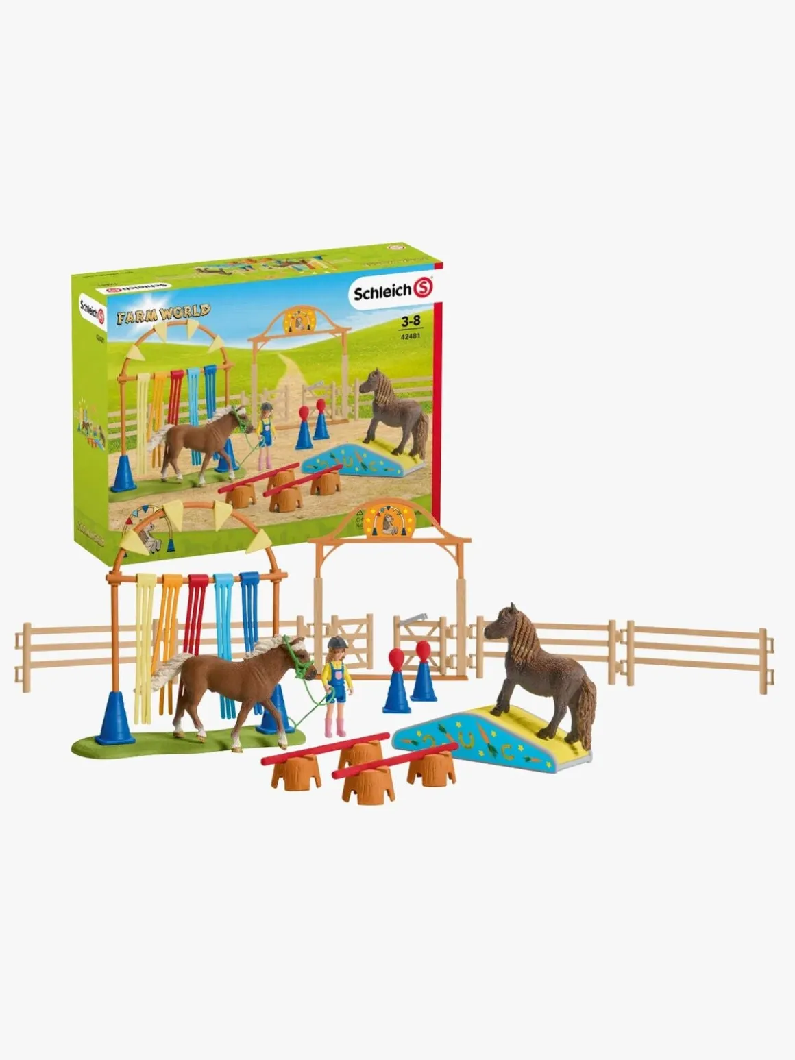 Schleich Legesæt Ponyagilitytræning