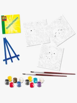 SES Creative Malesæt Mal Efter Tal Skovdyr