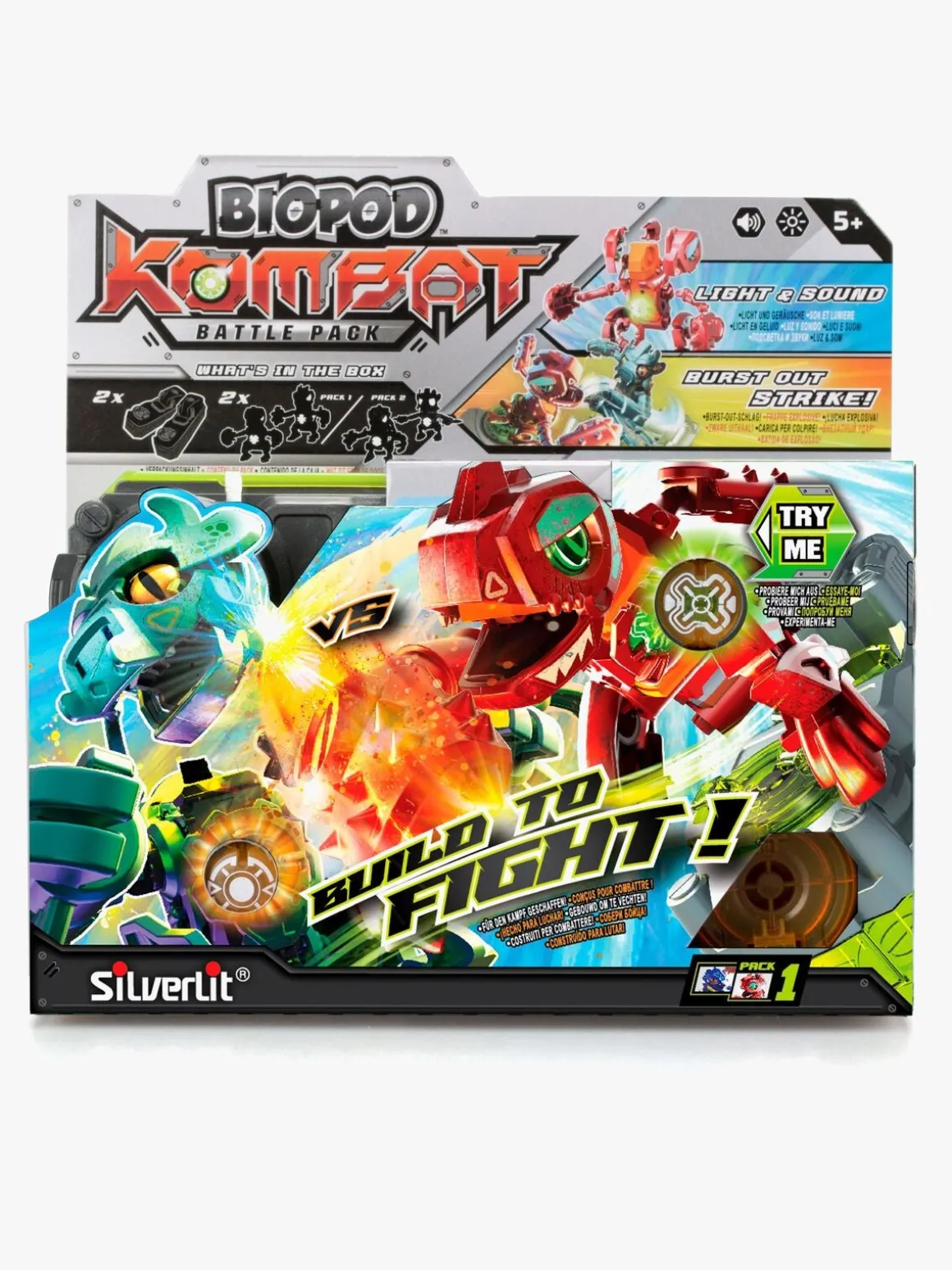 Silverlit Biopod Legesæt Kombat Battle Style A 2-pak