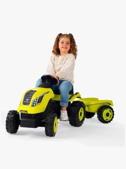 Smoby  Farmer Traktor XL + Trailer, Grøn