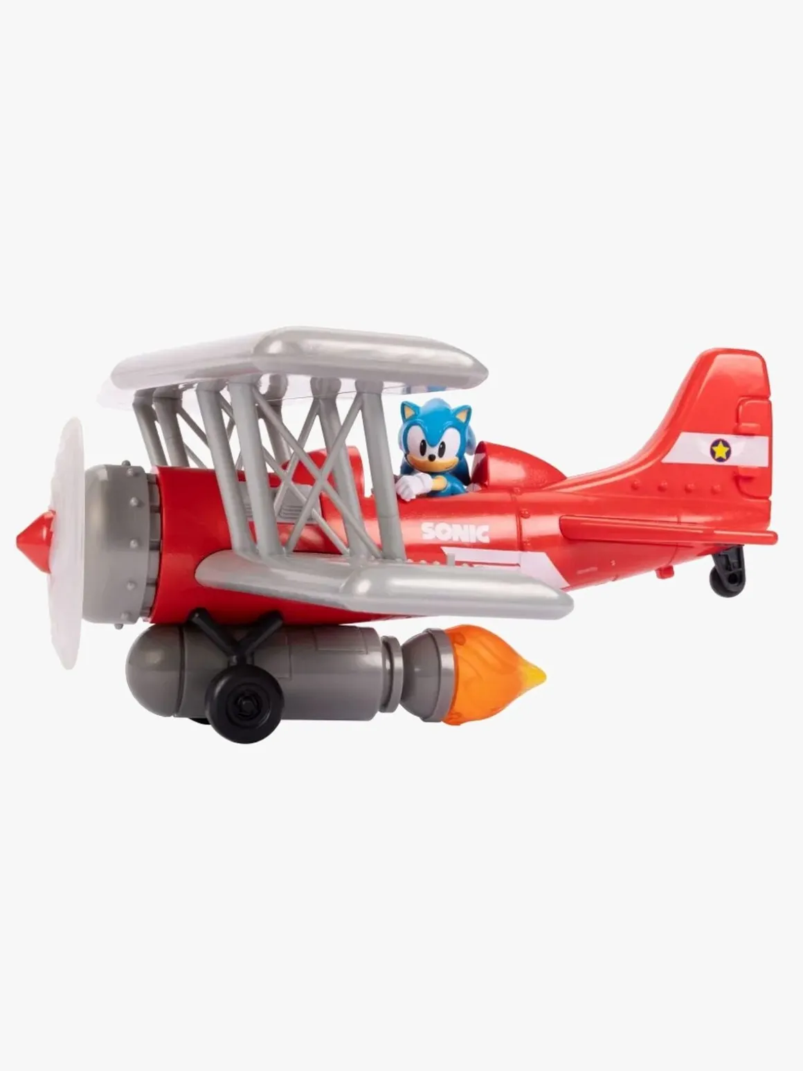 Sonic Tornado Biplan med Sonic-figur