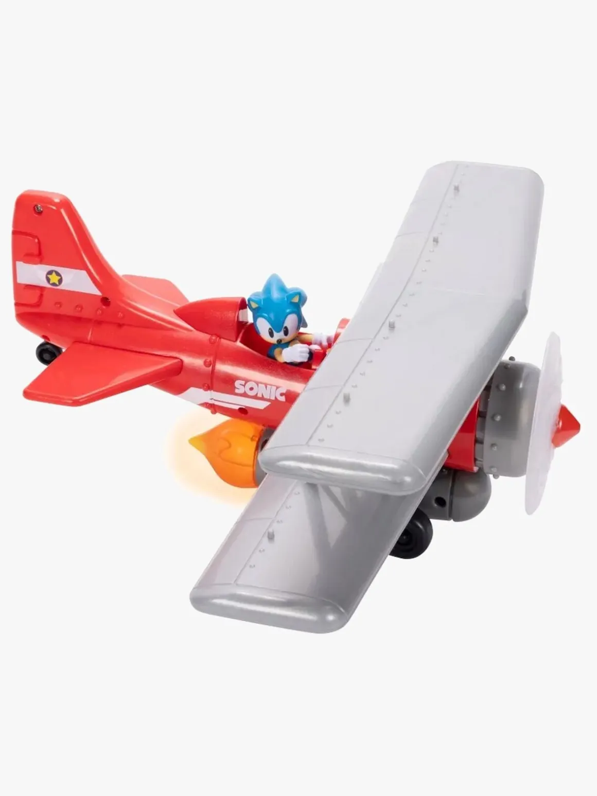 Sonic Tornado Biplan med Sonic-figur