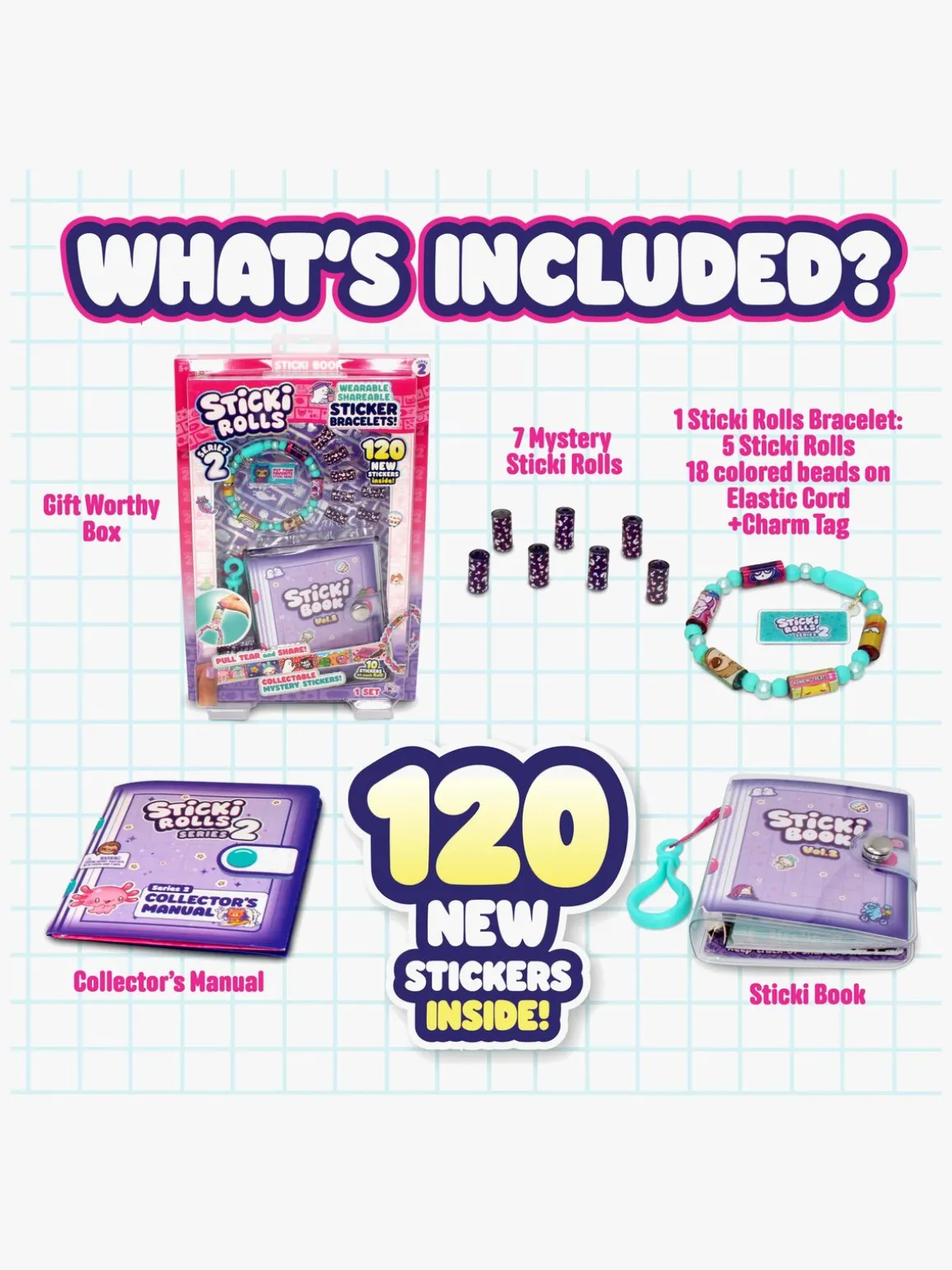 Sticki Rolls Klistermærkebog S2