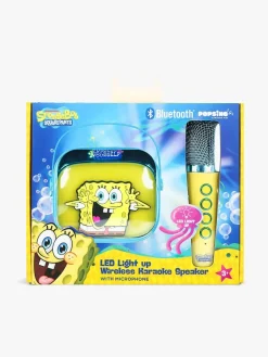 SvampeBob Firkant Popsing Karaokesæt med LED-lys