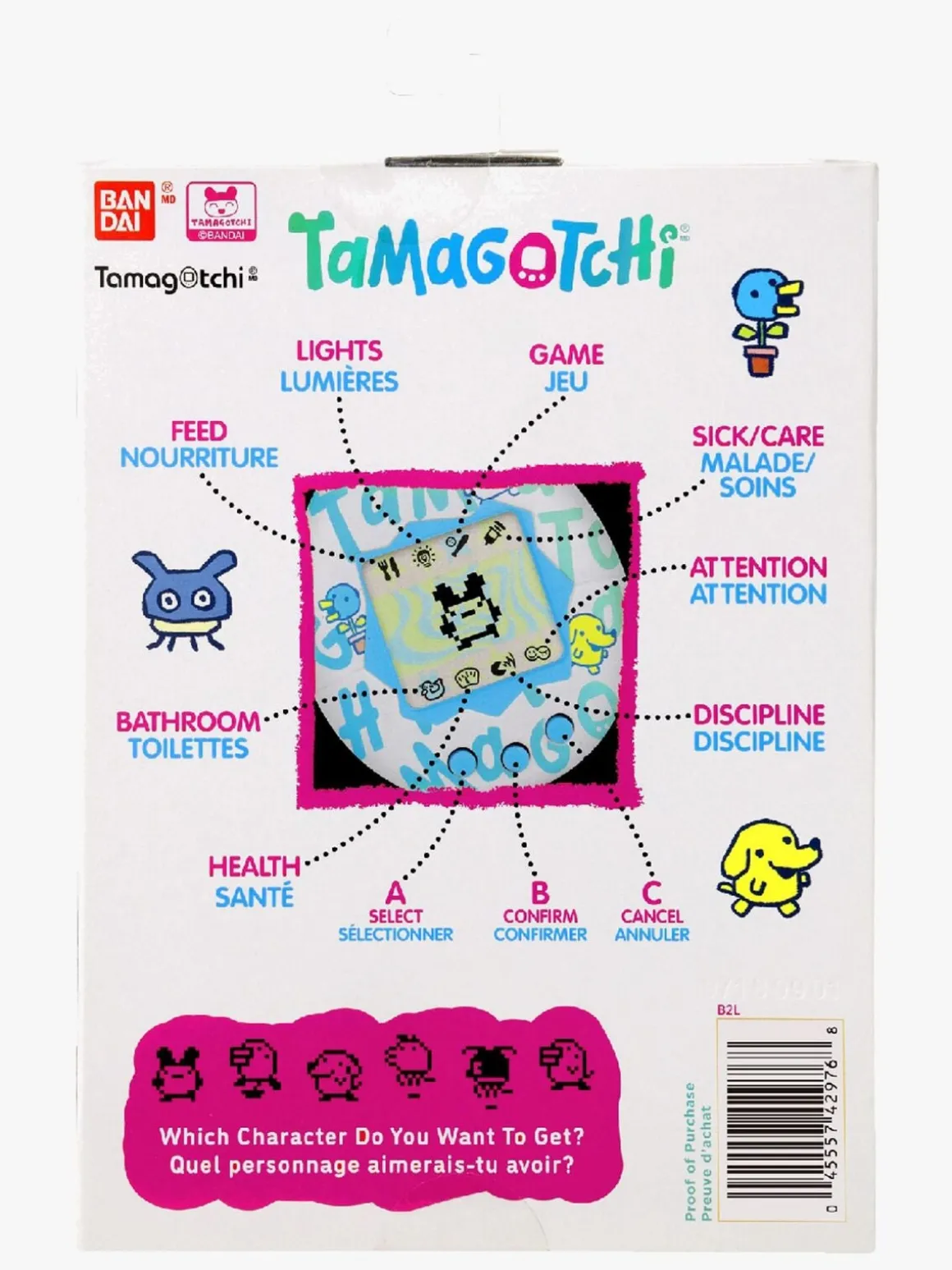 Tamagotchi Original Pochitchi Comic Book P2 Spillekonsol