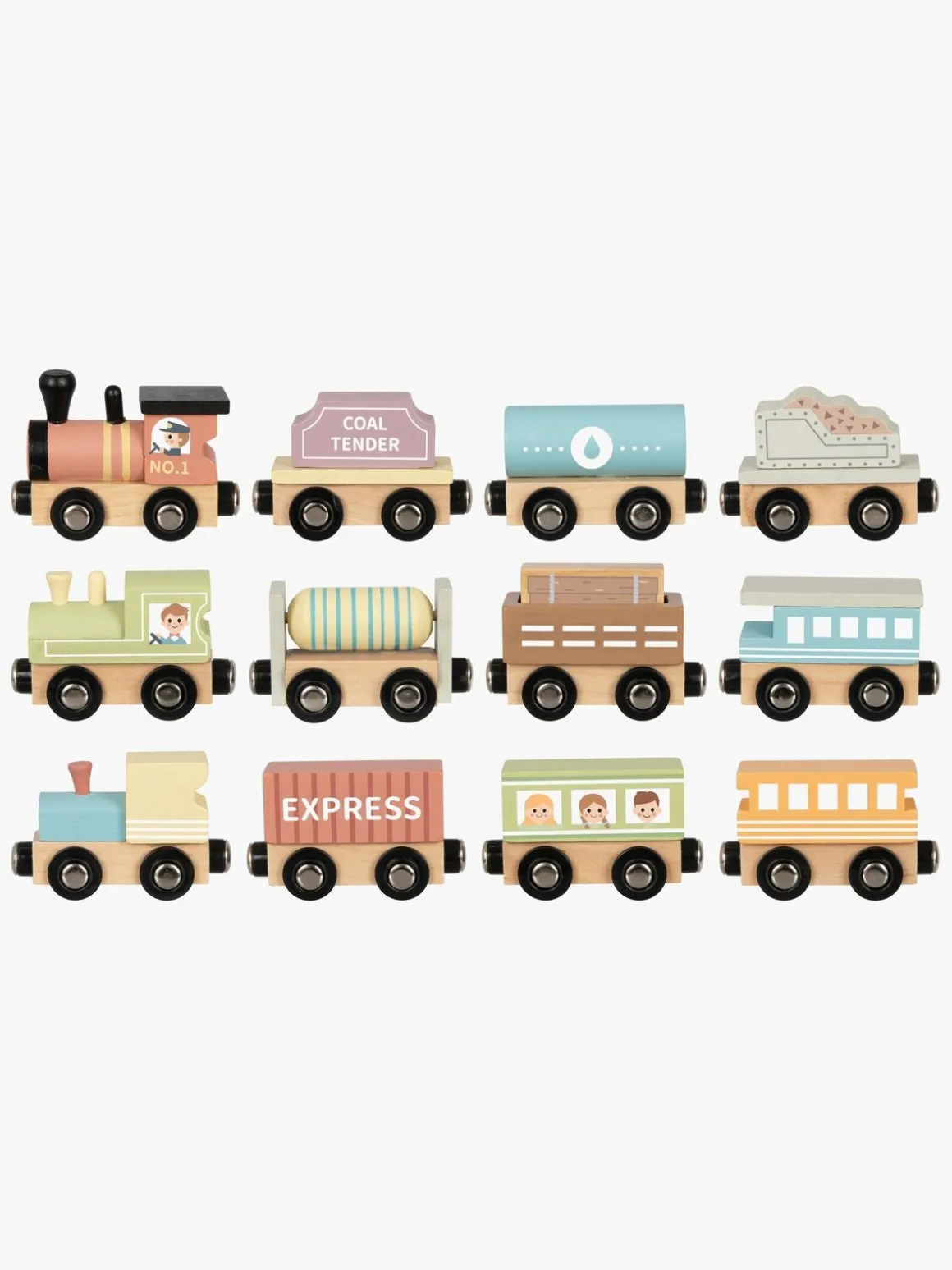 TookyToy Wooden Togsæt