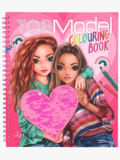 TOP Model Malebog med Pailletter