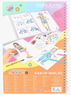 TOPModel Designbog med Farveblyanter