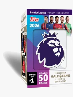 Topps Premier League Samlekort Startpakke Super Tin 53 Stk.