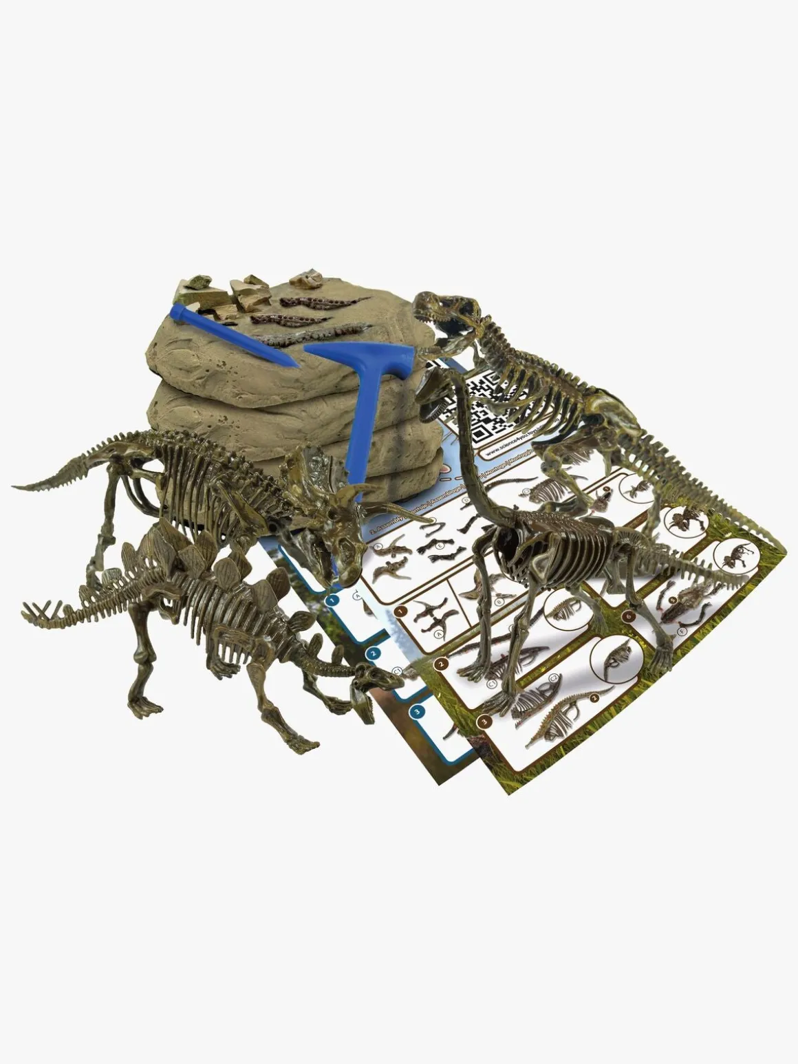 Toyrock Stem Fossil Udgravningssæt 4-i-1