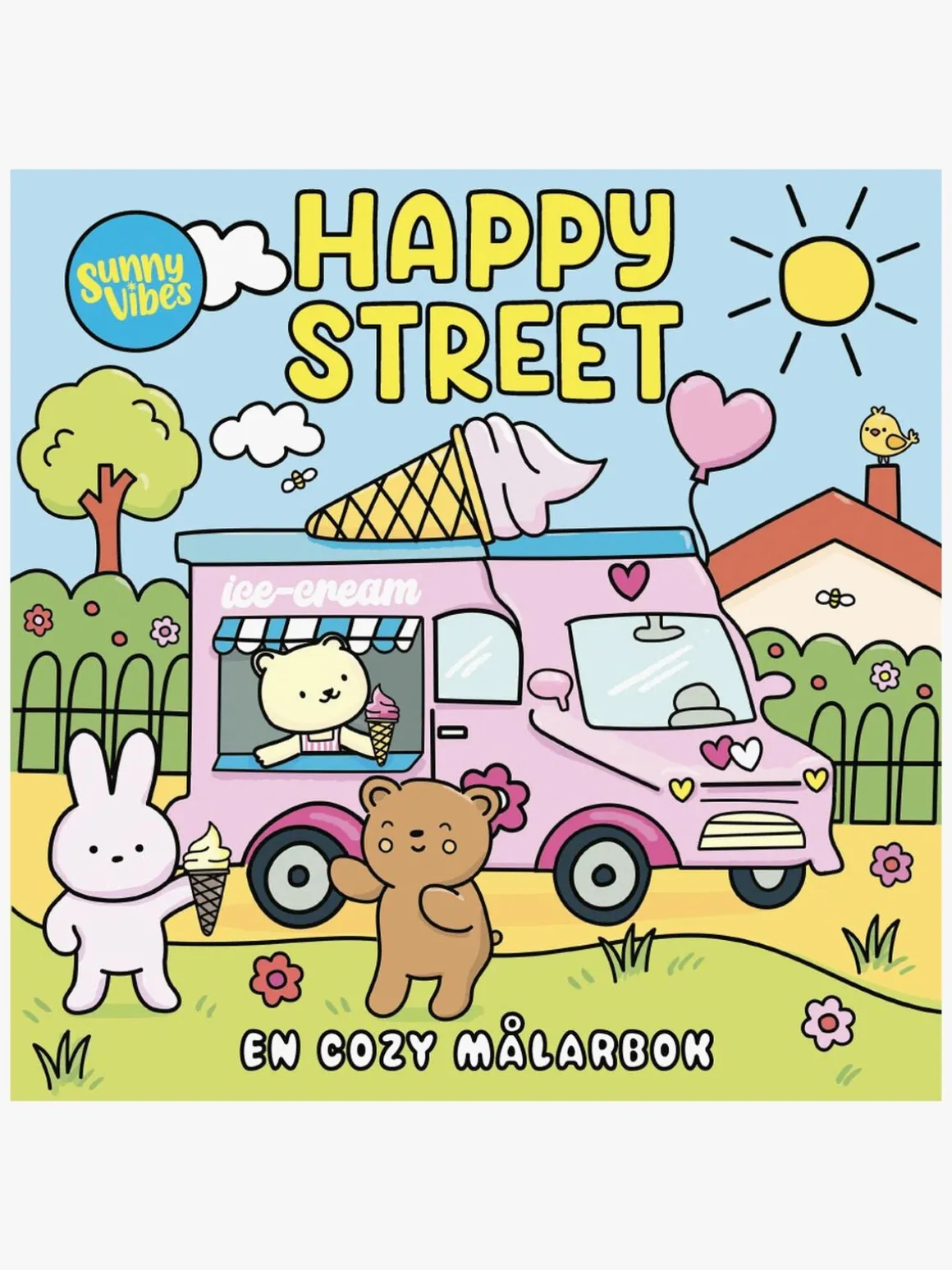 Tukan Förlag Cozy Happy Street Malebog