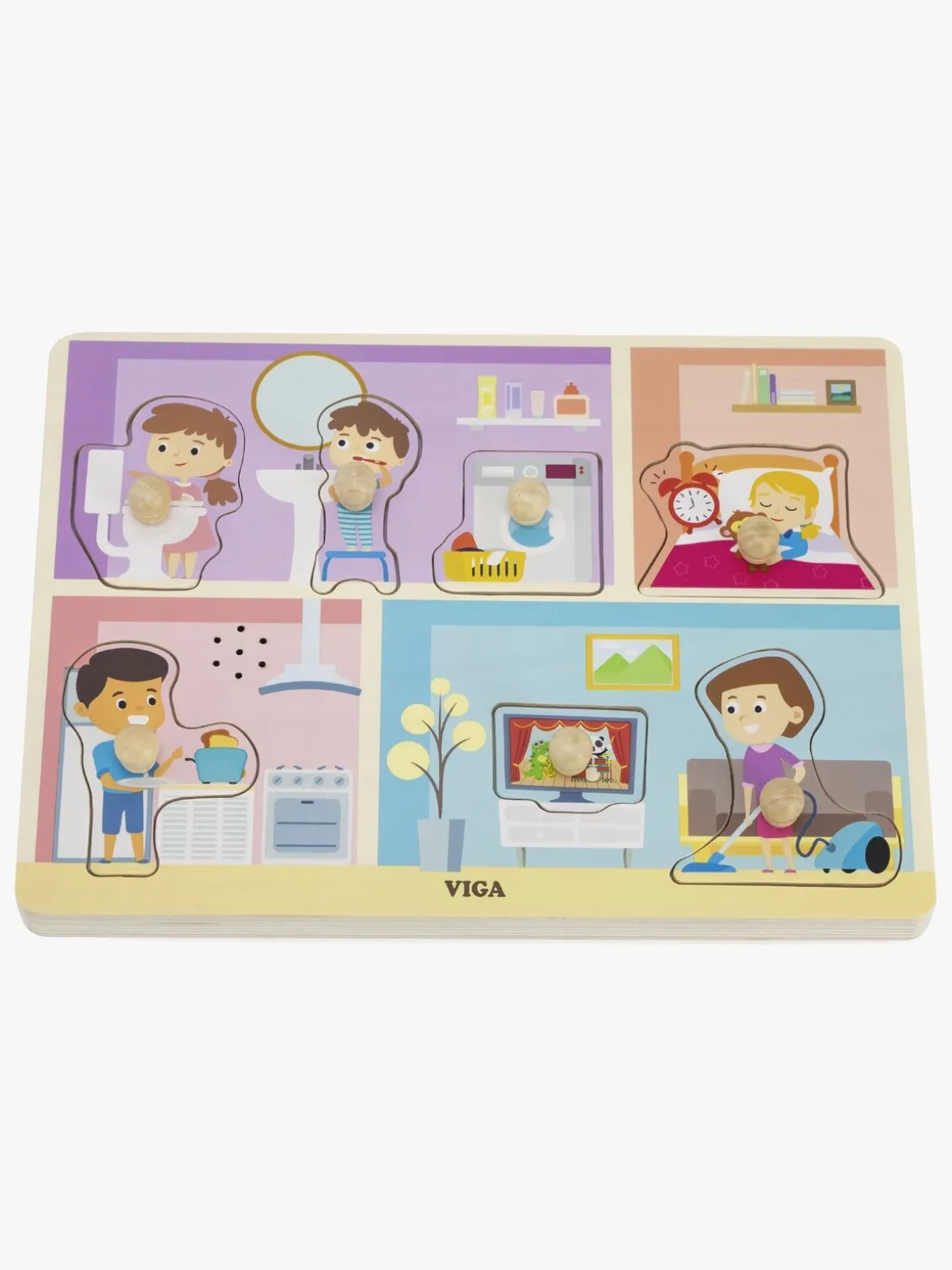 VIGA 4-i-1 Lydpuslespil