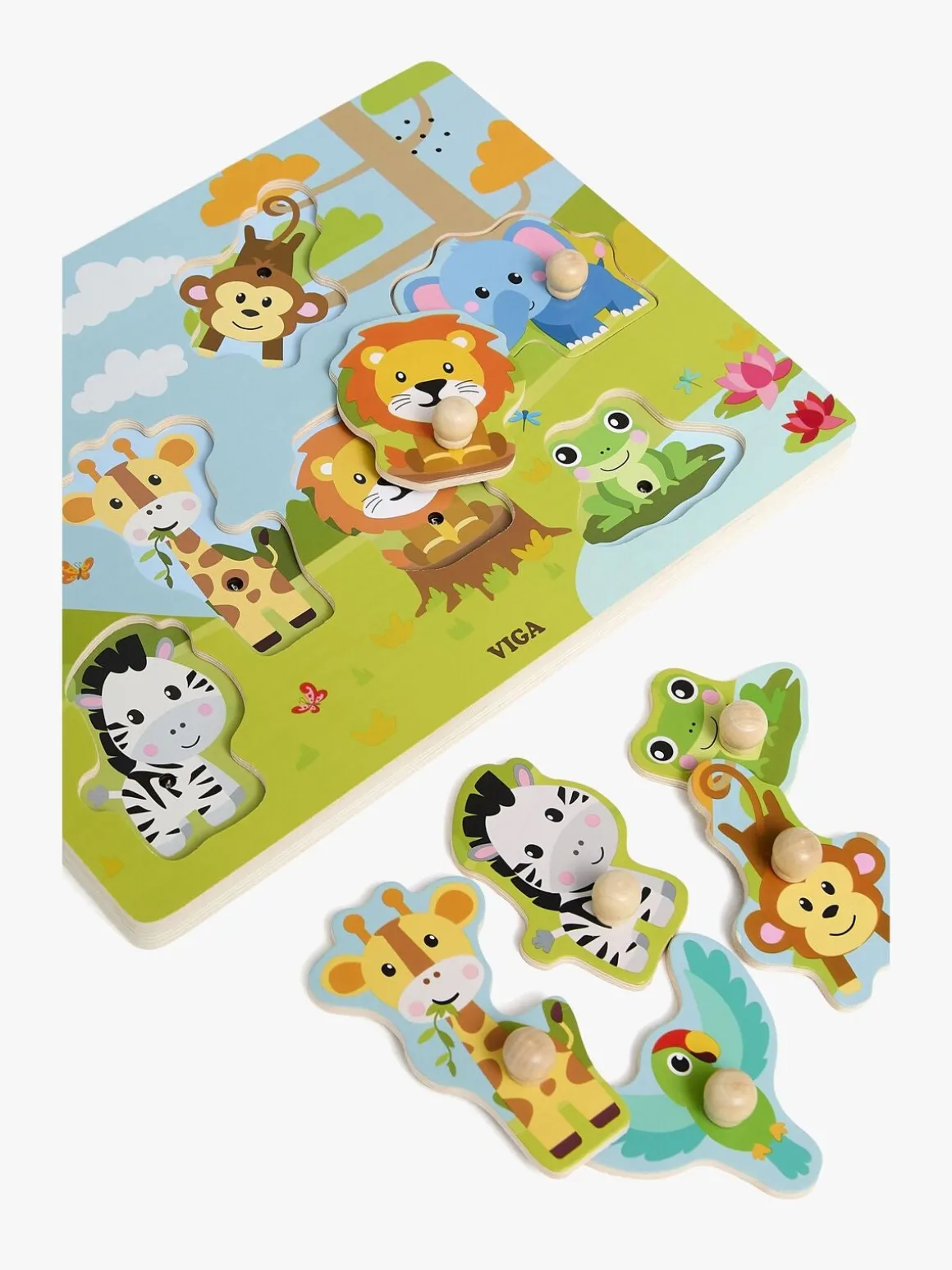 VIGA 4-i-1 Lydpuslespil